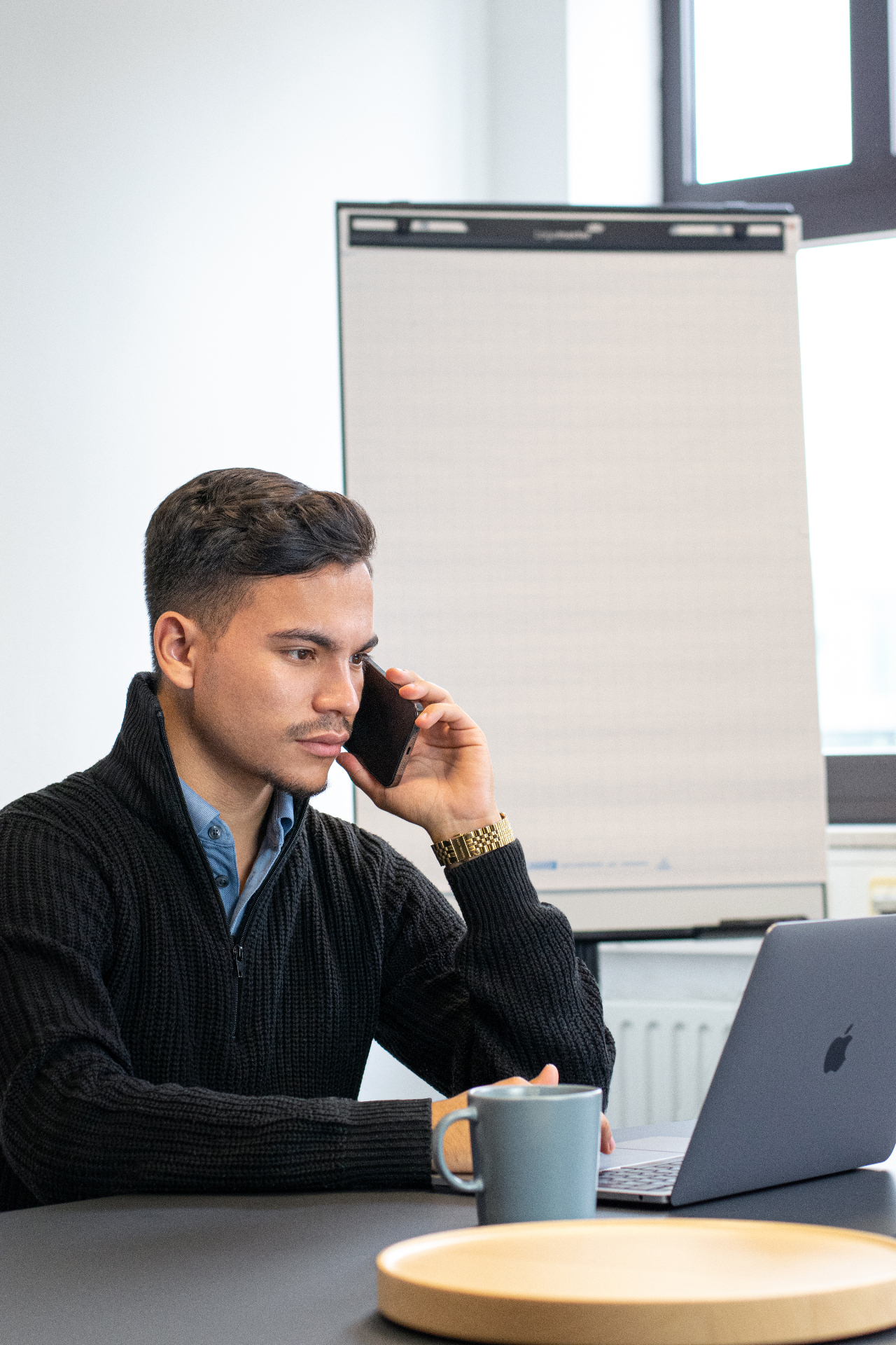 Claudio Hänschke im Mentoring-Gespräch